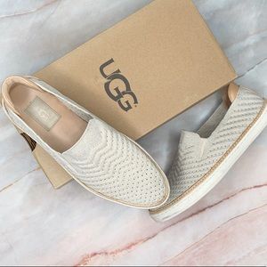 Ugg Sammy Slip On Sneakers Glitter Silver 9